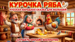 Курочка Ряба 🐔 Русская народная сказка для малышей | Слушать сказки онлайн бесплатно