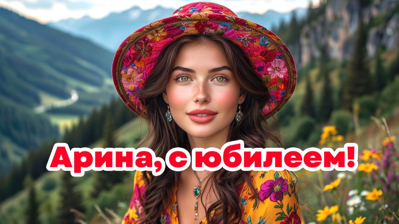 Арина, с юбилеем!