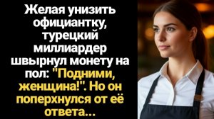 ИСТОРИИ ИЗ ЖИЗНИ/Турецкий миллиардер унизил официантку