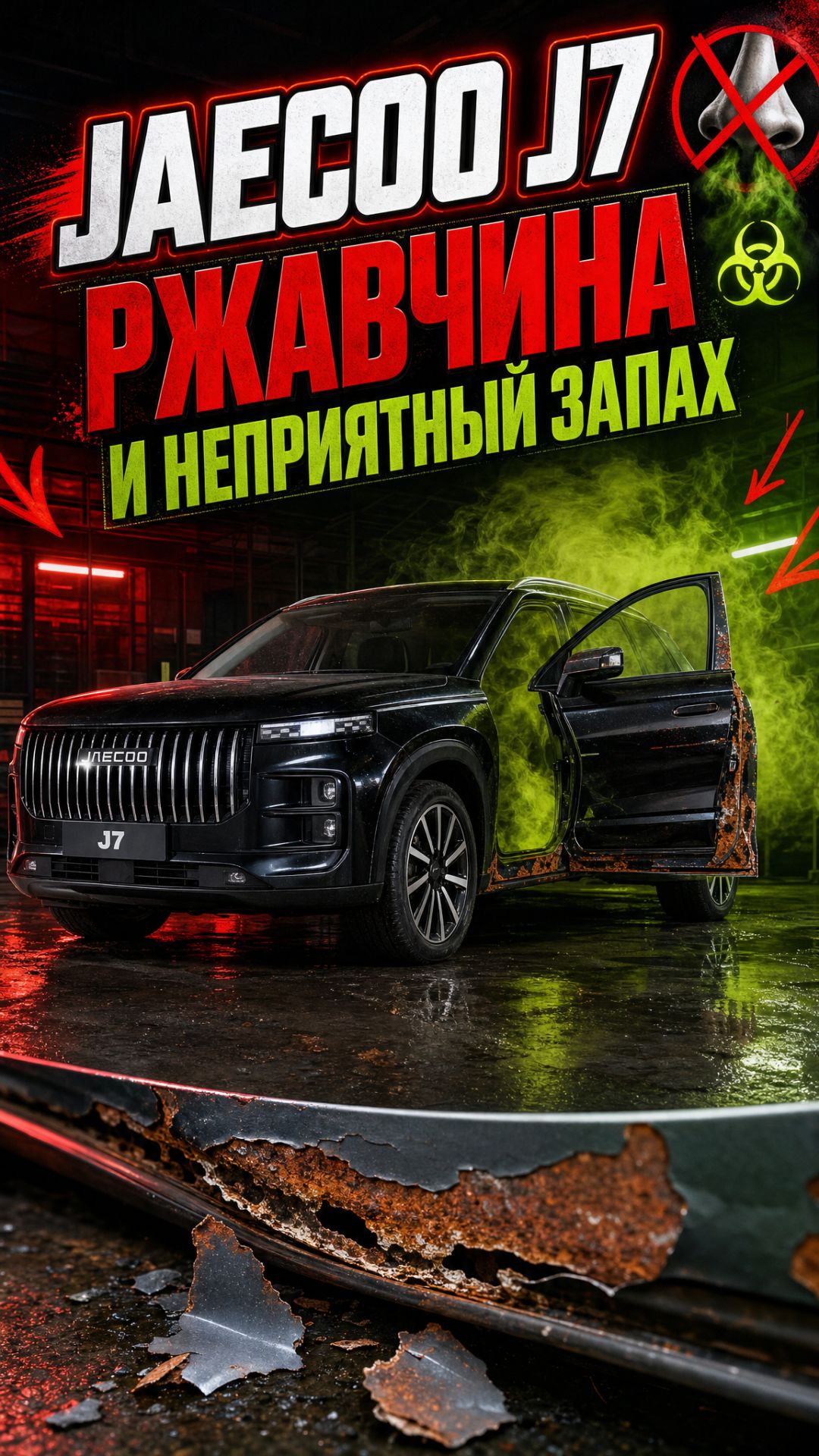 Jaecoo J7: Гниет, воняет, скрипит и течет масло! Вся правда про ржавый «премиум»