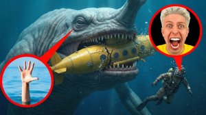 НА НАС НАПАЛ HAND SEA MONSTER в Реальной Жизни!!!