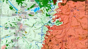 Карта боевых действий. Изменение линии фронта за май 2026 года