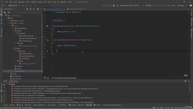 1.8. Aura Player Controller [GAS]