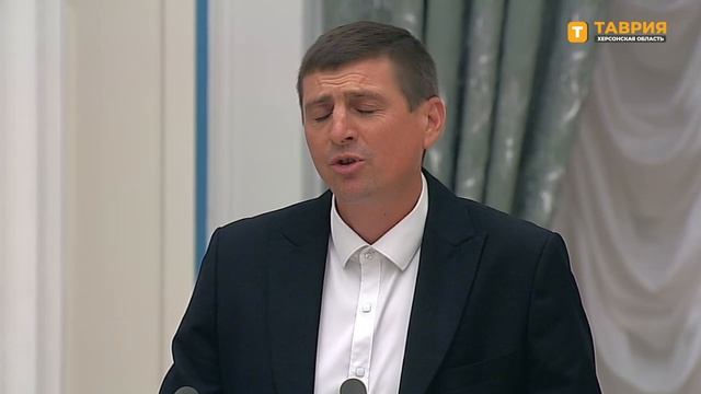 Вручение государственной награды сестре Татьяне Колотун