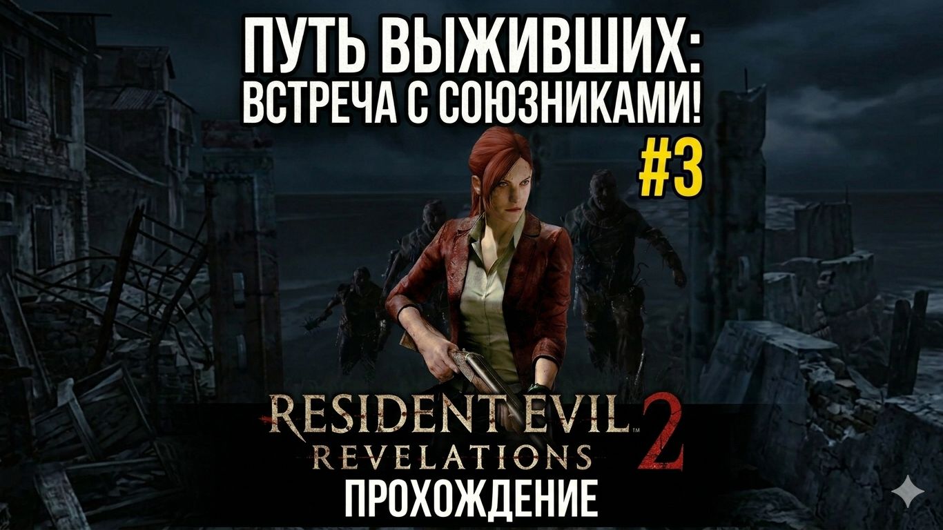 Путь выживших: Встреча с союзниками | RE Revelations 2 — Прохождение (Часть 3) 🧟♂️🤝