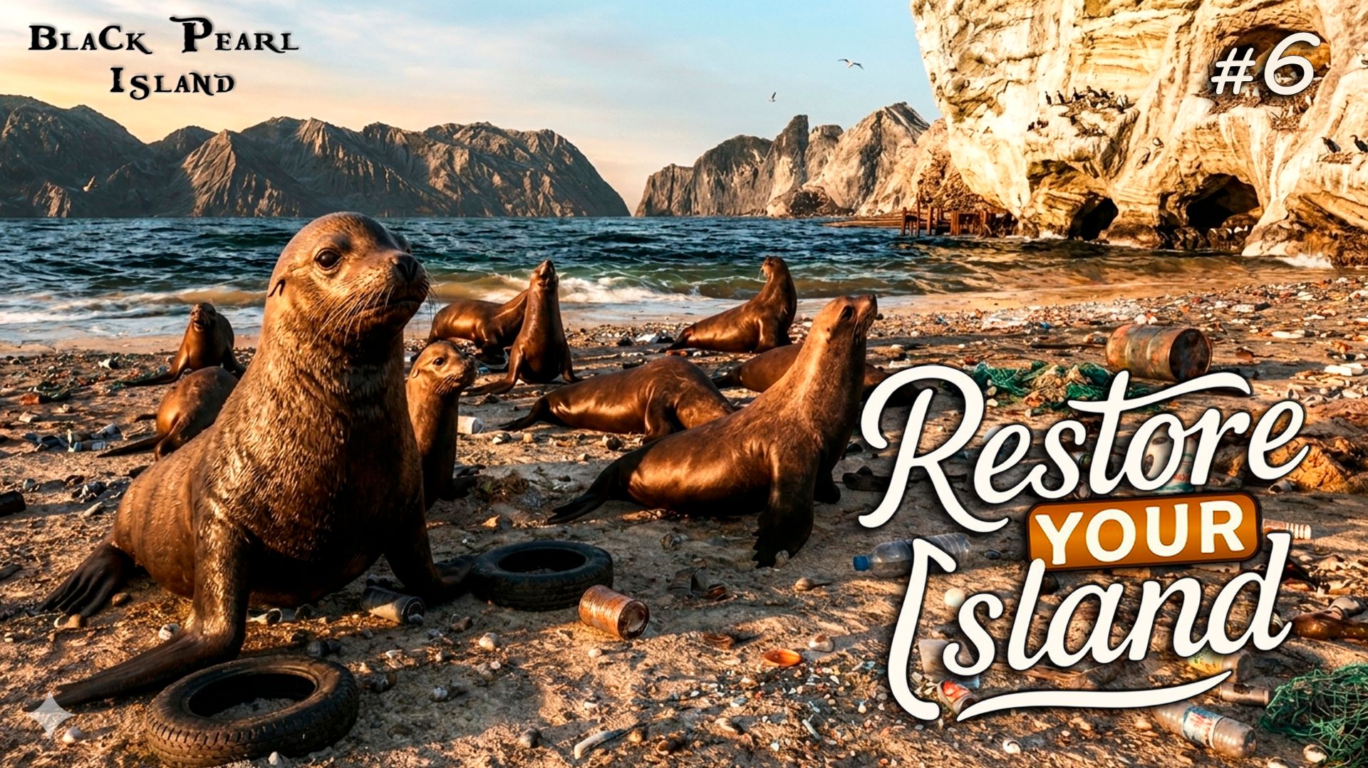 Я ПОТЕРЯЛА СОБАКУ, НО НАШЛА МОРСКИХ КОТИКОВ - Restore Your Island #6