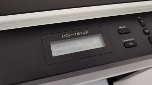 Как сбросить «Замените тонер» на DCP-1512R