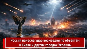 Россия нанесла удар возмездия по объектам в Киеве и других городах Украины