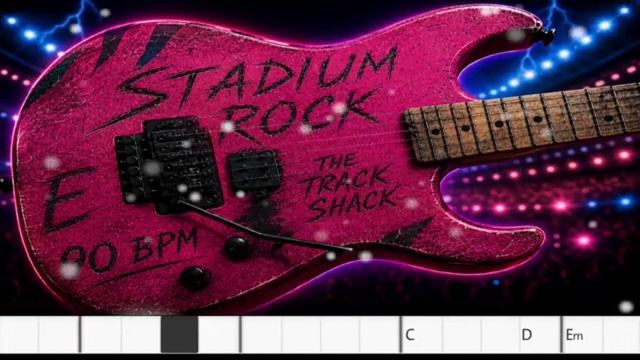 Anthemic Stadium Rock Guitar Backing Track In Em