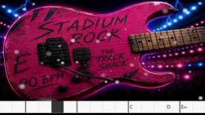 Anthemic Stadium Rock Guitar Backing Track in Em