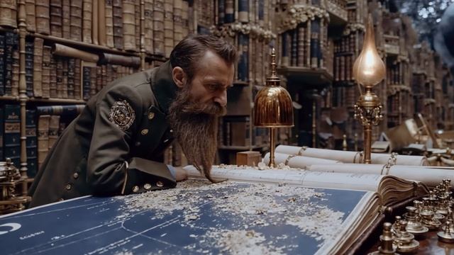 The Library Airship： Twilight Voyage to the Cloud Citadels ｜ AI 4K — Retrofutura