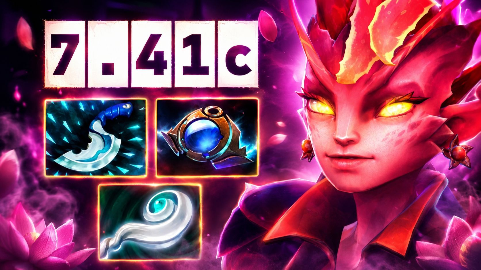 КАК АБУЗЯТ ДАРК ВИЛЛОУ В ПАТЧЕ 7.41c! | DARK WILLOW Dota 2 смотреть онлайн