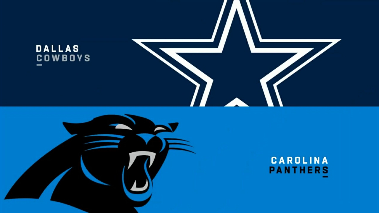 NFL. "Dallas Cowboys"-"Carolina Panthers"