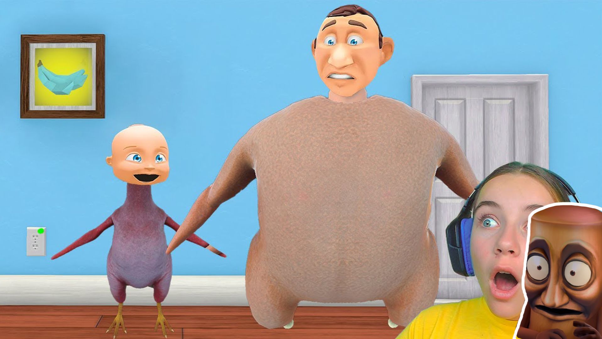 РЕБЕНОК в жёлтом СТАЛ КУРИЦЕЙ! Who's Your Daddy смотреть онлайн