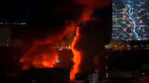 02.06.2026 Кадры мощного удара по Киеву