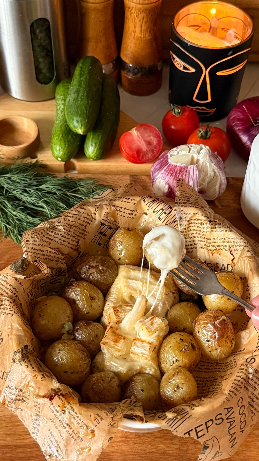 Сырный бэби картофель 🧆🧀