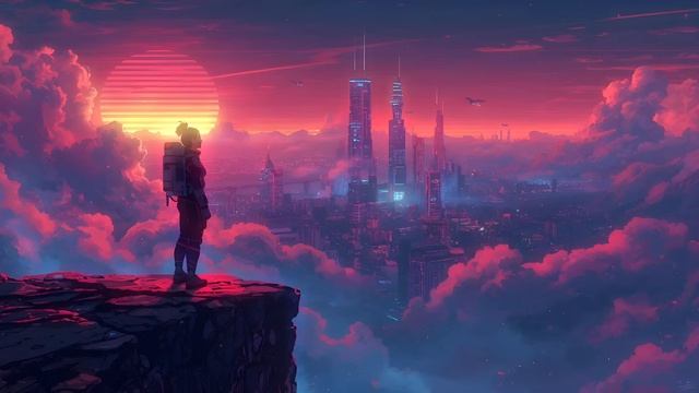 AWAKENING ｜ Euphoric Outrun Synthwave for Drive, Energy & Focus