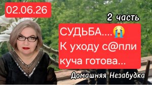 2 часть. СУДЬБА...😭К уходу с@пли куча готова...