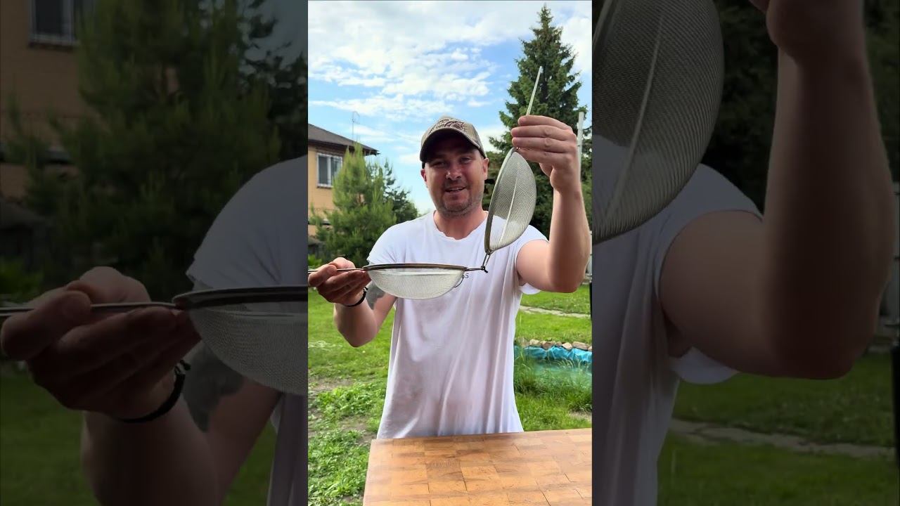 Не выбрасывай старый дуршлаг #лайфхак #дача
