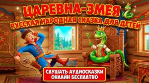 Царевна-змея 🐍 Русская народная сказка для детей | Слушать аудиосказки онлайн бесплатно