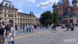 Россия.Москва.Красная площадь.Мороженое по 100 руб.в ГУМе.Бутерброды с чаем.Влог#318