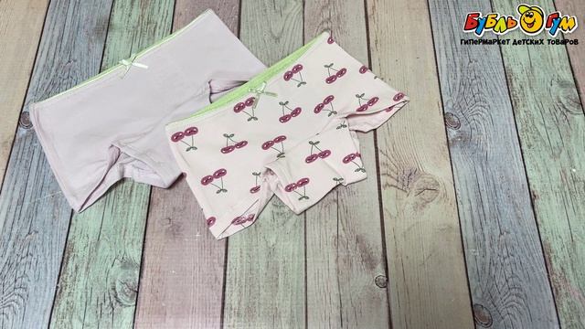 343906 Комплект трусы-шорты Lanson Kids с маленьким бантиком и принтом 3шт смотреть онлайн