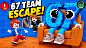 67 Командный ПОБЕГ! 😱 (Командная работа Обби Роблокса) Игровой процесс #roblox