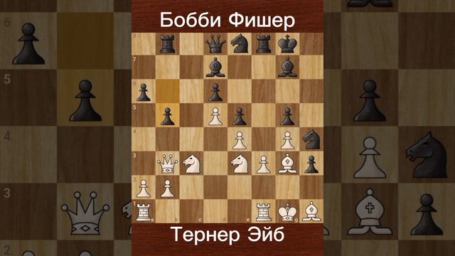Бобби Фишер против Эйба Тёрнера (1956) | Рождение юного гения