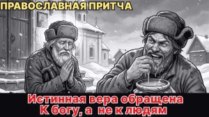 Поучительная притча в чём разница между верой и лицемерием