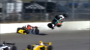 Серия IndyCar Feeder — худшие аварии (Indy Lights, USF2000 и другие)