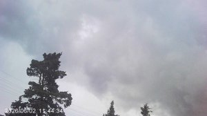 Облачный пейзаж - «дырка в небе»