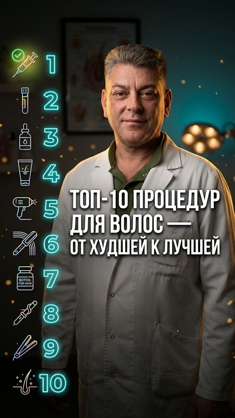 Рейтинг процедур для волос от трихолога: топ-10 с ценами