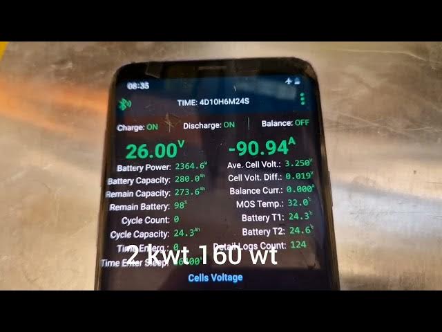 Anenji 4.2KW 24V и аккумулятор 280 ah 24v. смотреть онлайн