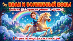 Сказка про Ивана и волшебного Коня 🐎 Русские народные сказки для детей | Слушать сказки онлайн