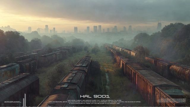 The Iron Graveyard ｜ Abandoned Rail Yard Ambience for Deep Work смотреть онлайн