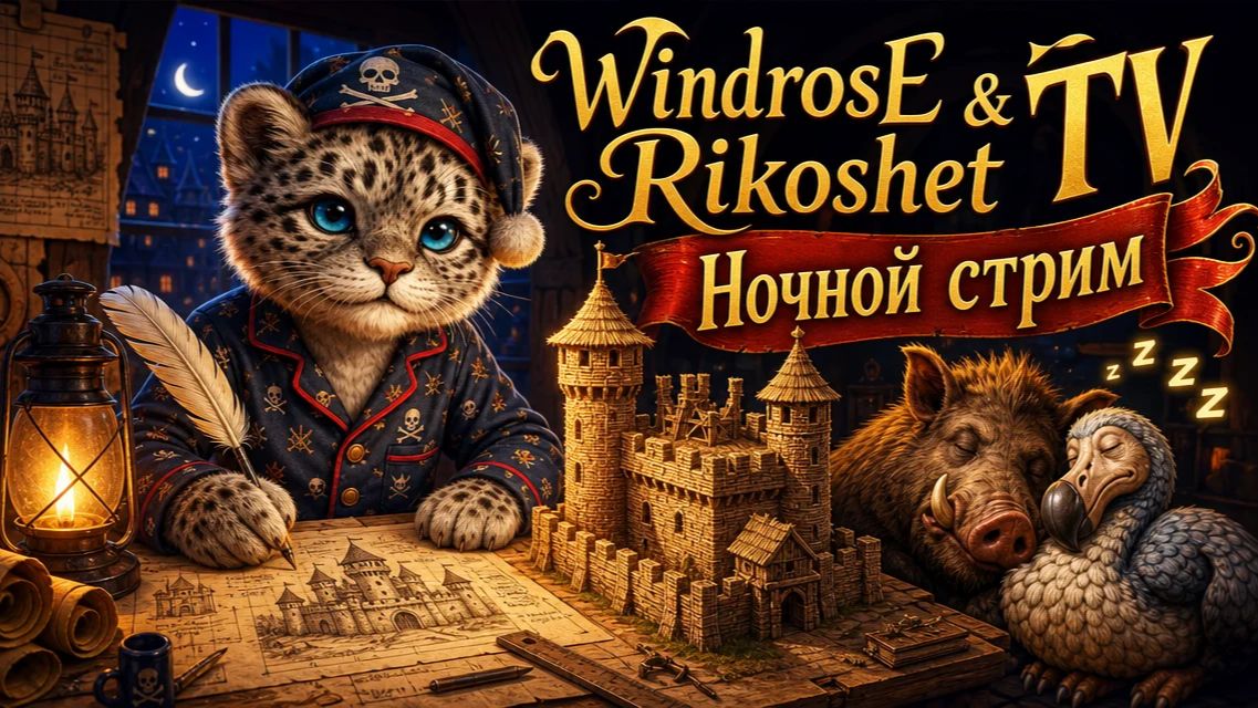 Windrose /Ночной стрим/ Без комментариев / смотреть онлайн