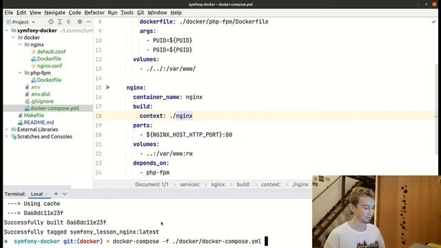 Symfony Быстрый старт (PHP Nginx Docker) смотреть онлайн