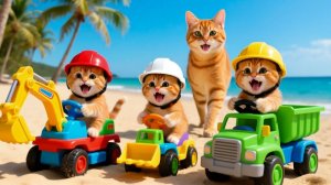 Мама-кошка подстригает шерсть на ферме и делает тигровую шапку для котят дома🐾🎩🐯