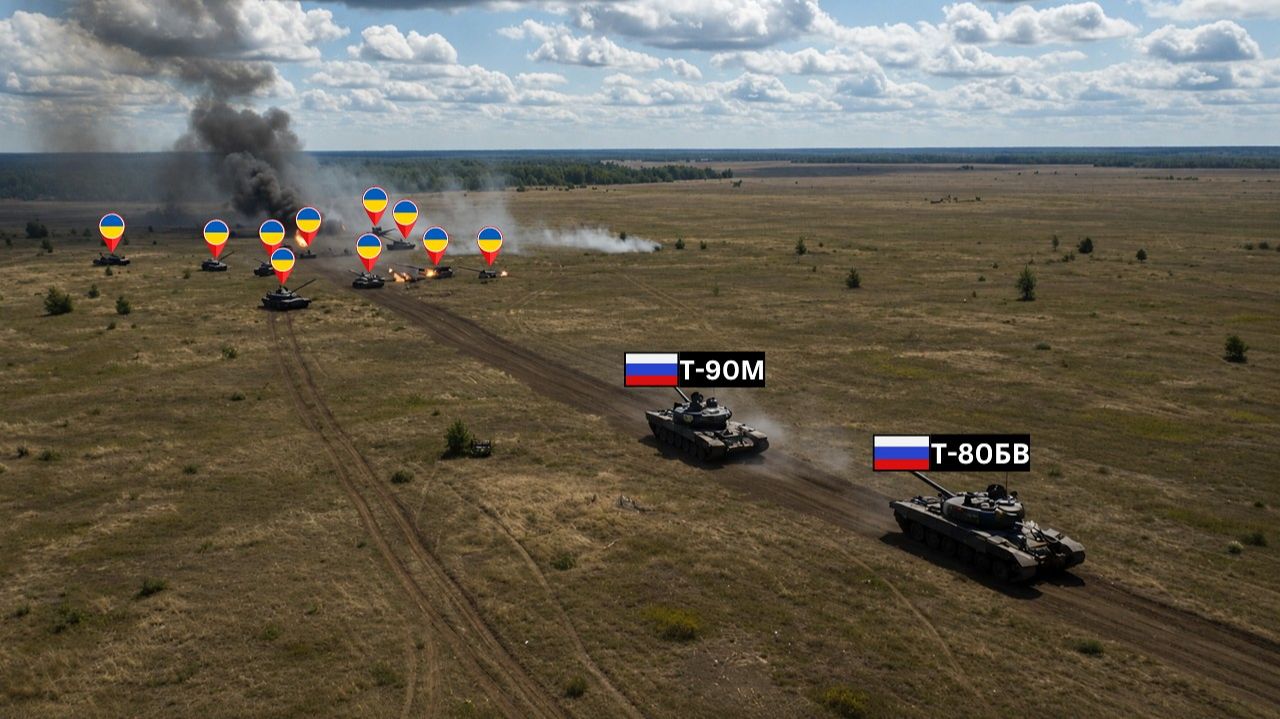 Российский танковый батальон появился из ниоткуда — украинским войскам некуда было деваться. смотреть онлайн