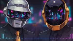 Daft Punk Neon Mirage Vibes 🪩🤖 ｜ Chill Disco × Synthwave × 80s French House Playlist
