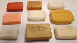 ASMR SOAP CUTTING DRY VINTAGE SOAP Резка винтажного мыла, в конце большой жмяк)