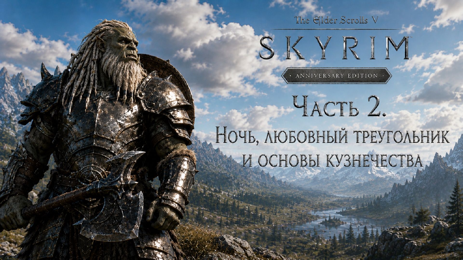 TES V: Skyrim AE | На легенде!📜Часть 2. Ночь, любовный треугольник и основы кузнечества смотреть онлайн