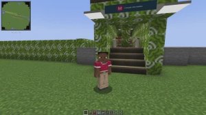 ОБЗОР ПЕРВОЙ ЛИНИИ И АВТОБУСА В MINECRAFT MTR