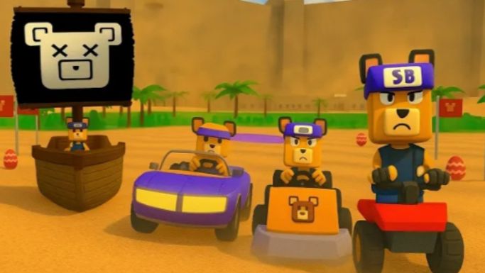 Гонки В SUPER BEAR ADVENTURE! смотреть онлайн