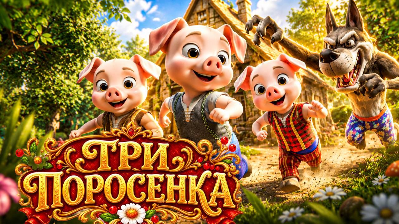 Три поросенка Народные сказки