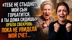 «Мой сын горбатится, а ты дома сидишь!» - орала свекровь | Истории из жизни | Реальные истории