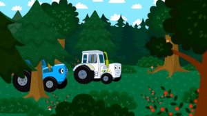 Синий трактор в Деревне - Большой Праздник  -  Мультфильм для малышей