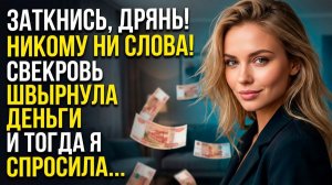«Бери 100 тысяч - и молчи!» - свекровь протянула мне деньги | Истории из жизни | Реальные истории