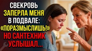 Свекровь заперла меня в подвале: «Поразмыслит!» | Истории из жизни | Реальные истории
