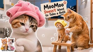 МуМу не любит купаться 🛁